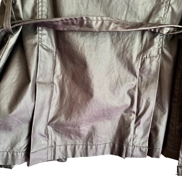 Black waxed cotton biker jacket - Picture 11 of 12